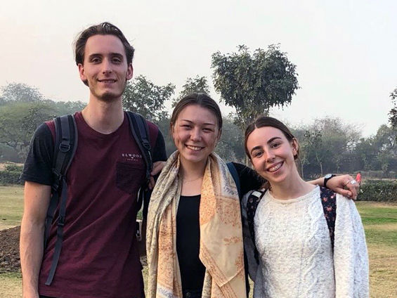 Ryan, Hannah and Marina in India