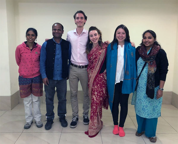 Students with Jamghat staff