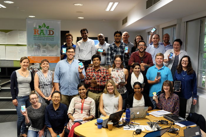 Participants at the RAID workshop