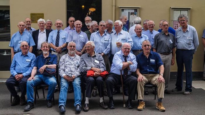 The 61-4 group outside Naughton’s – Nov 2017