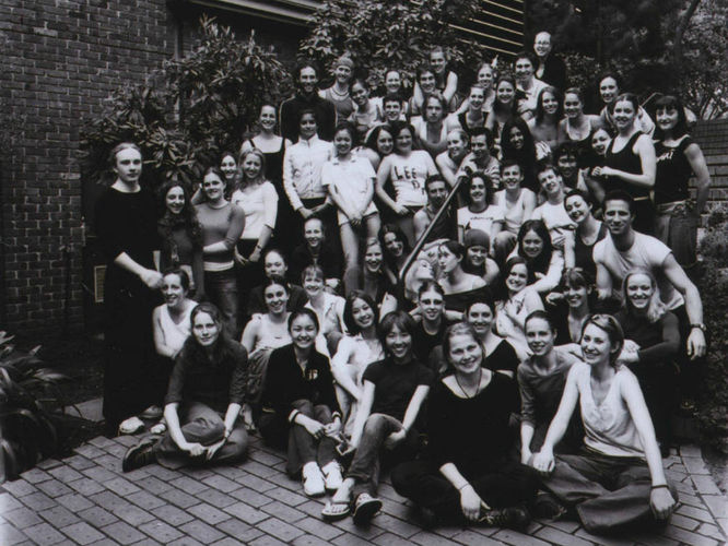 Dance students
